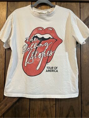 H&M The Rolling Stones Tour of America Graphic Tee | Women’s Small
